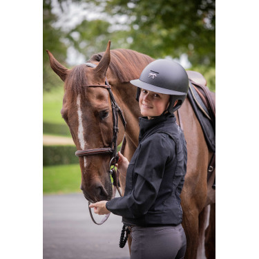Capacete Penélope viseira longa Preto fosco