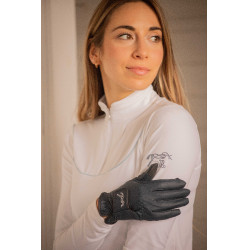 Luvas de equitação Pénélope Lyoni Marinho Azul-marinho