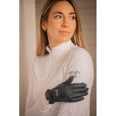 Luvas de equitação Pénélope Lyoni Marinho Azul-marinho