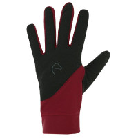 Luvas Equithème Knit digital Preto / ameixa