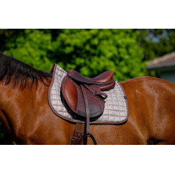 Almofada de sela Equithème Chic Castanho Almofada de sela Equithème Chic Castanho