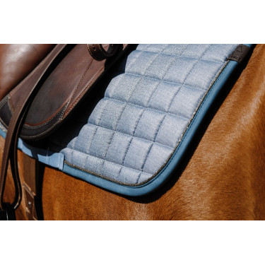Almofada de sela Equithème Chic Azul Almofada de sela Equithème Chic Azul