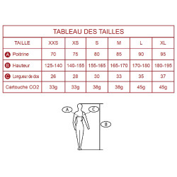 Colete airbag Spark Manège Preto