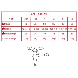 Colete airbag Spark Manège Preto