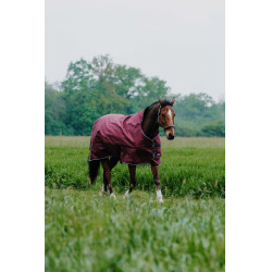 Cobertura Equithème TYREX 1200D High Neck Bordéus Bordô Cobertura Equithème TYREX 1200D High Neck Bordéus Bordô