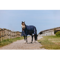 Cobertura Equithème Classic 1200D Pescoço Alto Marinho Azul-marinho