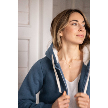 Sweat Pénélope Tressy Denim Azul