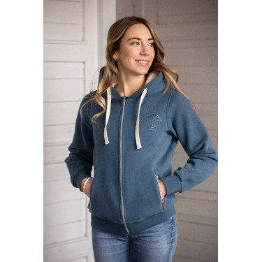 Sweat Pénélope Tressy Denim Azul