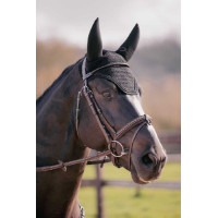 Touca para cavalos Pénélope Soundless Strass Preto Touca para cavalos Pénélope Soundless Strass Preto