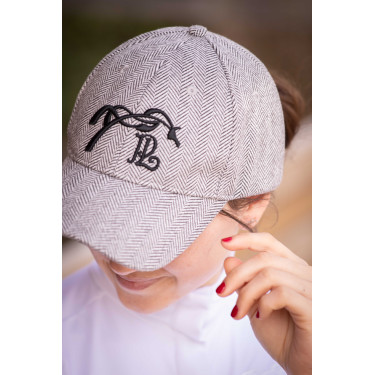 Boné Pénélope Naomi Chevron Preto