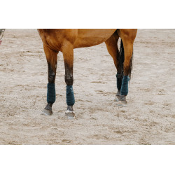 Bandagens de polo Equithème em conjunto de 4 Verde escuro