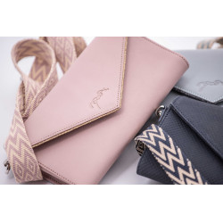 Bolsa Pénélope New Phone pocket Rosa em pó