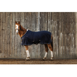 Camisa Equithème Micro mesh Azul-marinho