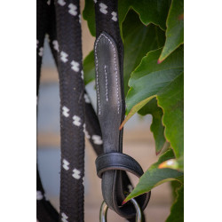 Longe Penélope Corda e couro Preto Longe Penélope Corda e couro Preto