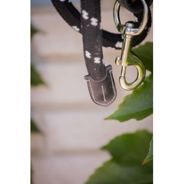 Longe Penélope Corda e couro Preto Longe Penélope Corda e couro Preto