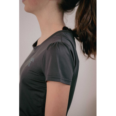 Camiseta Tecty Pénélope de mangas curtas Cinzento