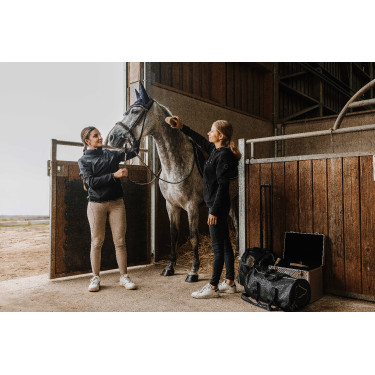 Calça Equithème Queen feminina  Cinzento-acastanhado Castanho
