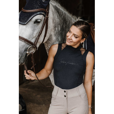 Calça Equithème Queen feminina  Cinzento-acastanhado Castanho