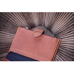 Carteira Pénélope Bertille Conhaque Castanho