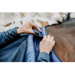 Onderdeken Equithème Classic Azul-marinho Onderdeken Equithème Classic Azul-marinho