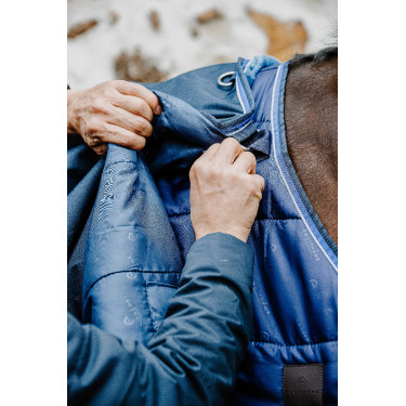 Capa Equithème Classic 1200D Azul-marinho