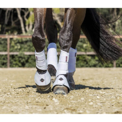 Guêtres fechadas ProShell LeMieux Branco Guêtres fechadas ProShell LeMieux Branco