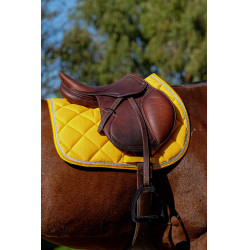 Almofada de sela Equithème Classic Amarelo