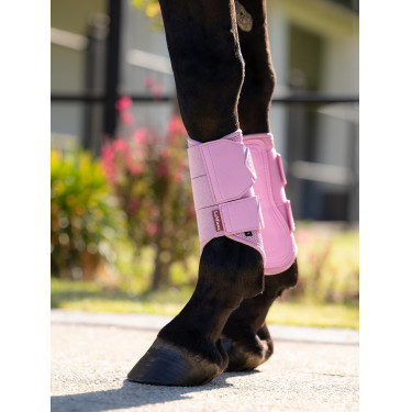 Guêtres flexíveis LeMieux mesh Arika Fondant Rosa