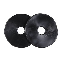 Mordedor com anéis de silicone LeMieux Preto Mordedor com anéis de silicone LeMieux Preto