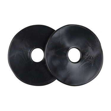 Mordedor com anéis de silicone LeMieux Preto Mordedor com anéis de silicone LeMieux Preto