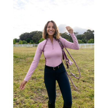 Camisola interior LeMieux em malha Philippa para mulher Fondant Rosa Camisola interior LeMieux em malha Philippa para mulher Fondant Rosa