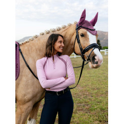 Camisola interior LeMieux em malha Philippa para mulher Fondant Rosa Camisola interior LeMieux em malha Philippa para mulher Fondant Rosa