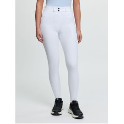 Calça LeMieux fundo de silicone Izzy Young Rider Branco Calça LeMieux fundo de silicone Izzy Young Rider Branco