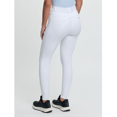 Calça LeMieux fundo de silicone Izzy Young Rider Branco Calça LeMieux fundo de silicone Izzy Young Rider Branco