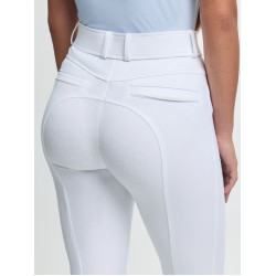 Calça LeMieux fundo de silicone Izzy Young Rider Branco Calça LeMieux fundo de silicone Izzy Young Rider Branco
