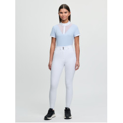 Calça LeMieux fundo de silicone Izzy Young Rider Branco Calça LeMieux fundo de silicone Izzy Young Rider Branco