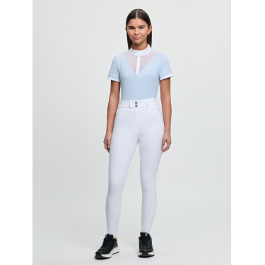 Calça LeMieux fundo de silicone Izzy Young Rider Branco Calça LeMieux fundo de silicone Izzy Young Rider Branco