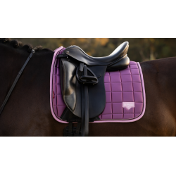 Almofada de sela LeMieux Loire Dressage Square Malva Violeta