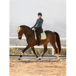 LeMieux Suede Dressage Square Reflective Macaron Verde LeMieux Suede Dressage Square Reflective Macaron Verde