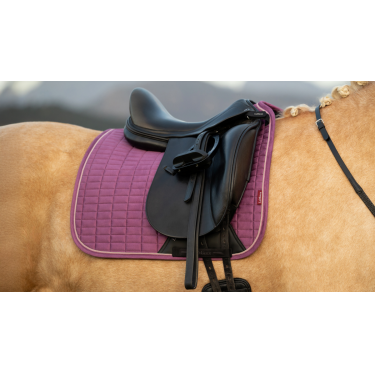 LeMieux Suede Dressage Square Reflective Malva Violeta LeMieux Suede Dressage Square Reflective Malva Violeta