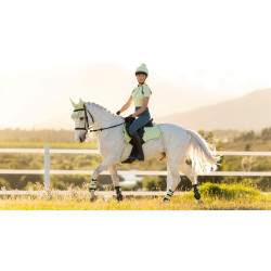 Tapete LeMieux Reflective Suede Misto GP Square Macaron Branco