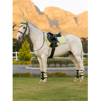 Tapete LeMieux Reflective Suede Misto GP Square Macaron Branco