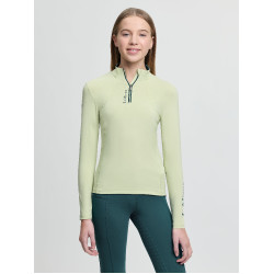 Camada base LeMieux Young Rider Classique de mangas compridas Macaron Verde