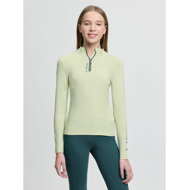 Camada base LeMieux Young Rider Classique de mangas compridas Macaron Verde