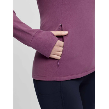 Polar com gola de fecho LeMieux Frances mulher Malva