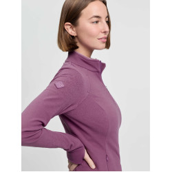 Polar com gola de fecho LeMieux Frances mulher Malva