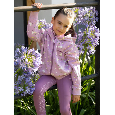 Casaco com capuz LeMieux Zip Through Mini Charlie Fondant Rosa