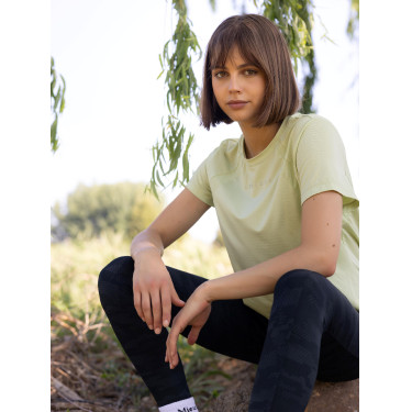 Camiseta esportiva LeMieux Macaron Branco