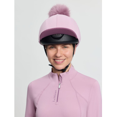 Gorro com pompom removível LeMieux Clássico Fondant Rosa