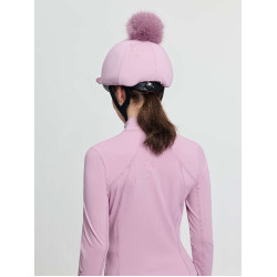 Gorro com pompom removível LeMieux Clássico Fondant Rosa Gorro com pompom removível LeMieux Clássico Fondant Rosa